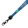1/2" Recycled Color Match Lanyard w/ Lobster Claw (Full Color)